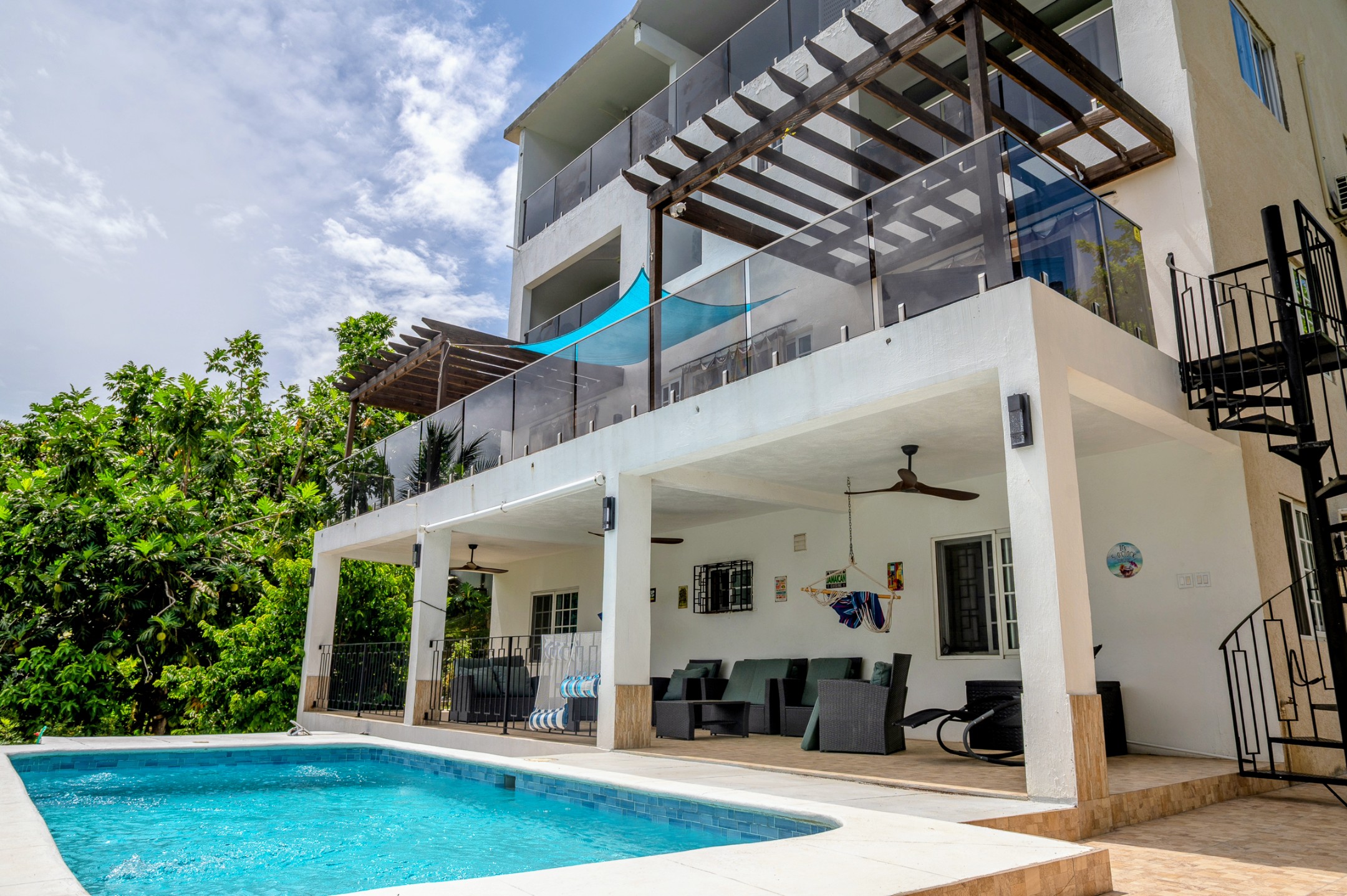 Pool and Villa Exterior